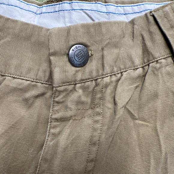 Columbia Sportswear Cargo Shorts Size  36 Khaki‎ Hiking Outdoor - Picture 2 of 6